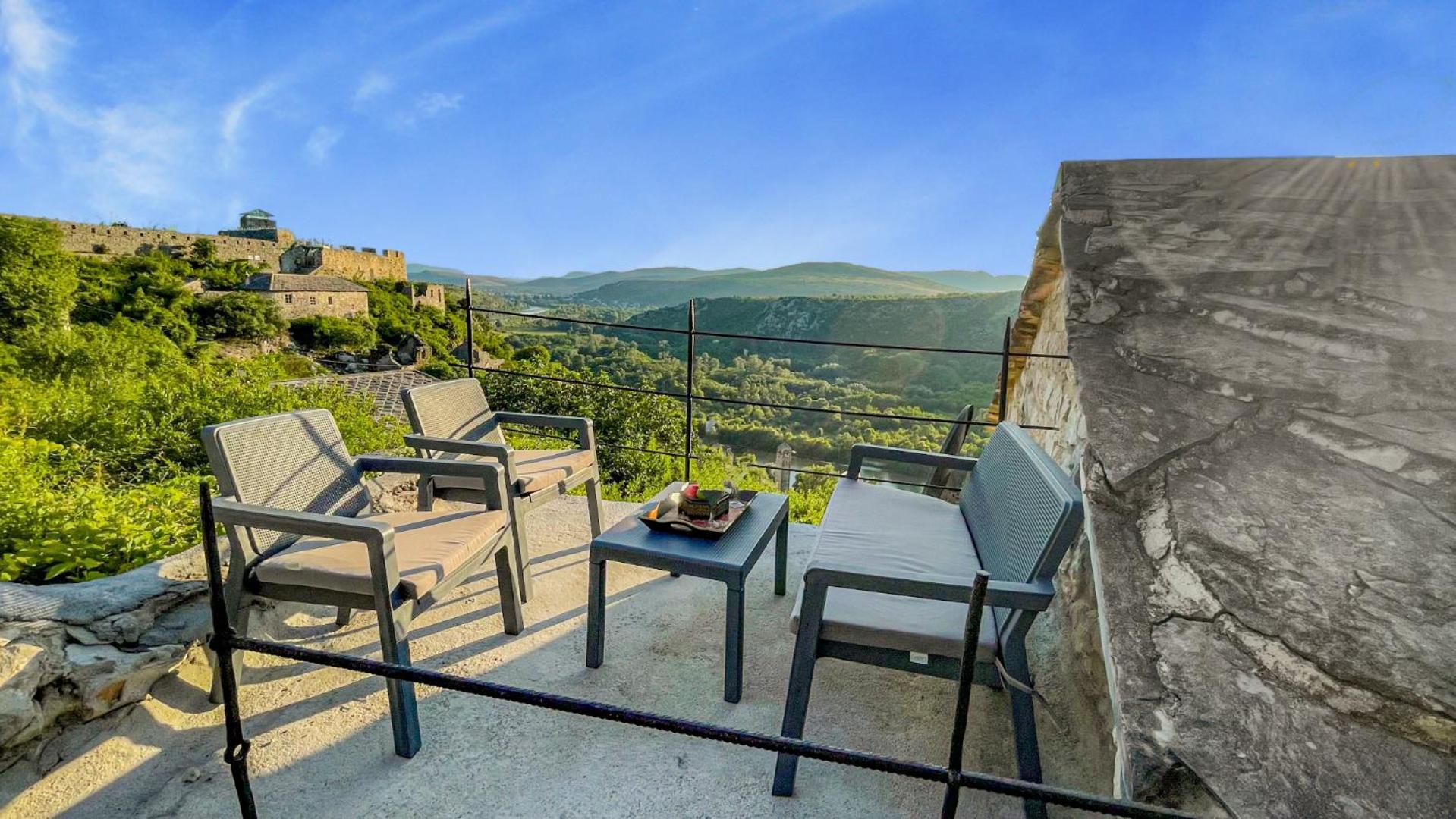 Villa Historic Pocitelj With Pool And Incredible Views On The River And Landmarks Экстерьер фото