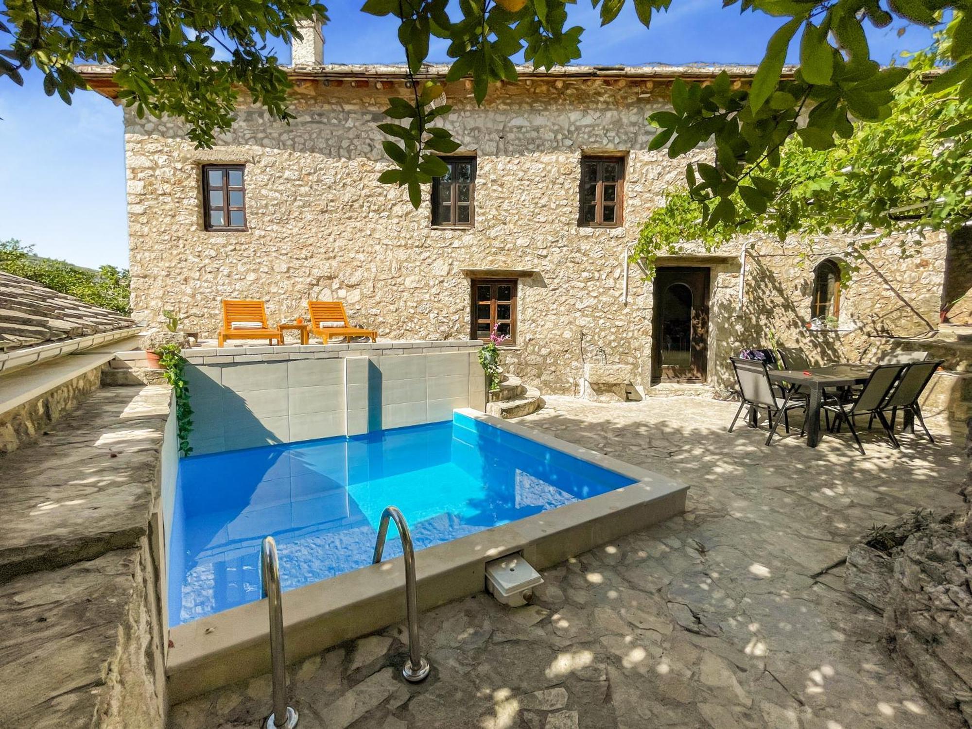 Villa Historic Pocitelj With Pool And Incredible Views On The River And Landmarks Экстерьер фото